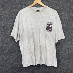 Guardian Angel Singapore Is A Fine City Graphic T-Shirt Gray Mens XL Souvenir